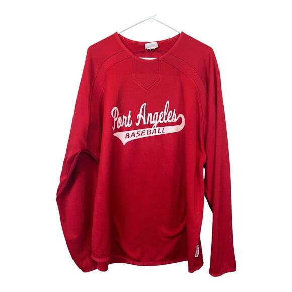 Mens Athletic Pullover Sweatshirt Hoodie Baseball Active Gym Workout Majestic XL - Picture 1 of 5